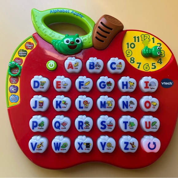 Vtech Alphabet Apple ABC Learning Red - Picture 9 of 10